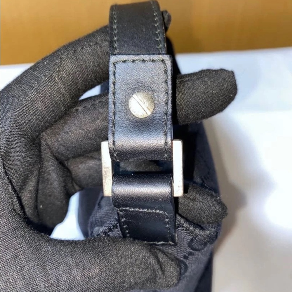 Gucci Black Monogram Mini Bag - image 4